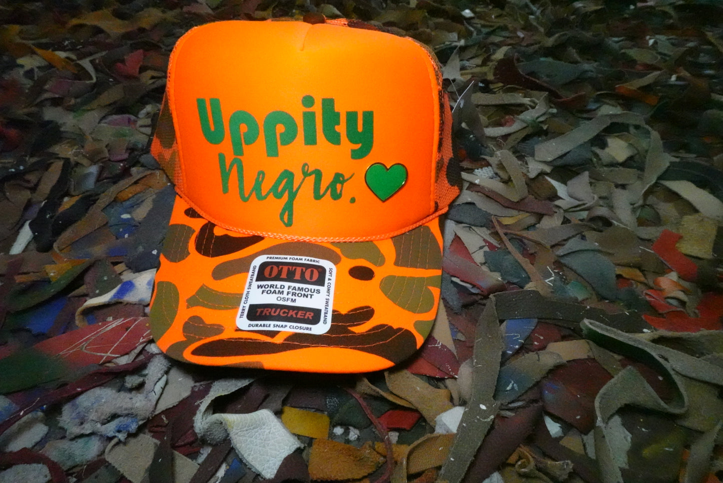 Camo Uppity Negro Trucker Hat