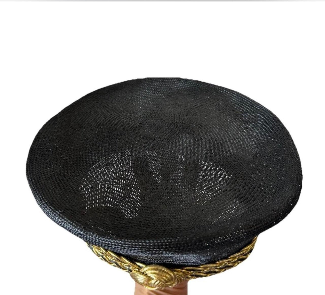VTG 80's Zulu Pill Box Hat By Shellie
McDowell Room At The Top Church Hat OS