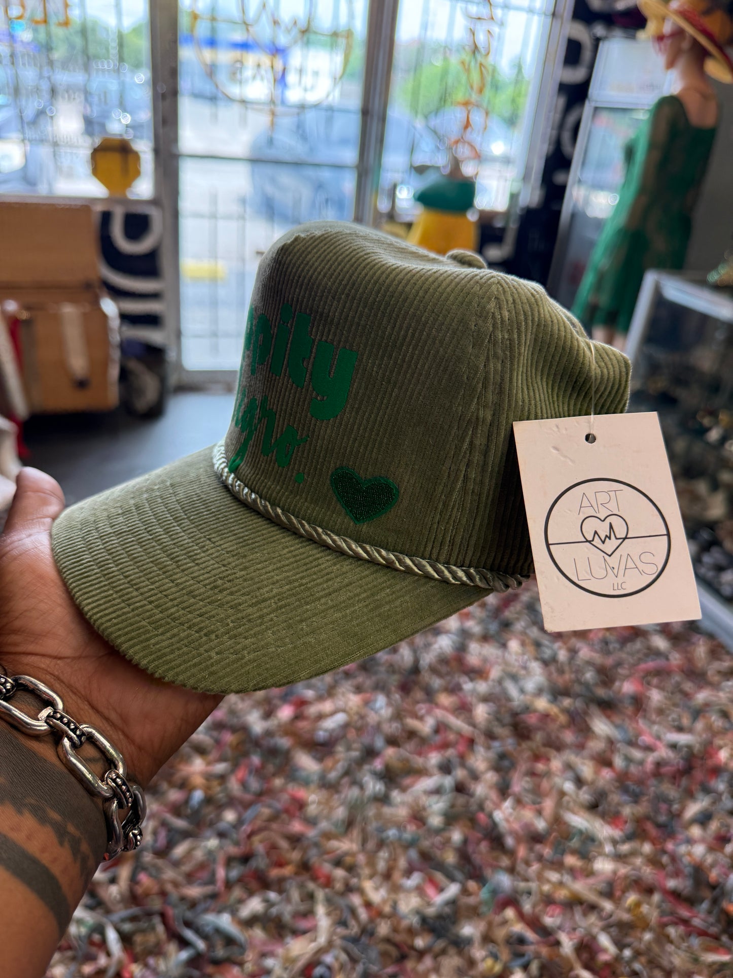 Green Corduroy