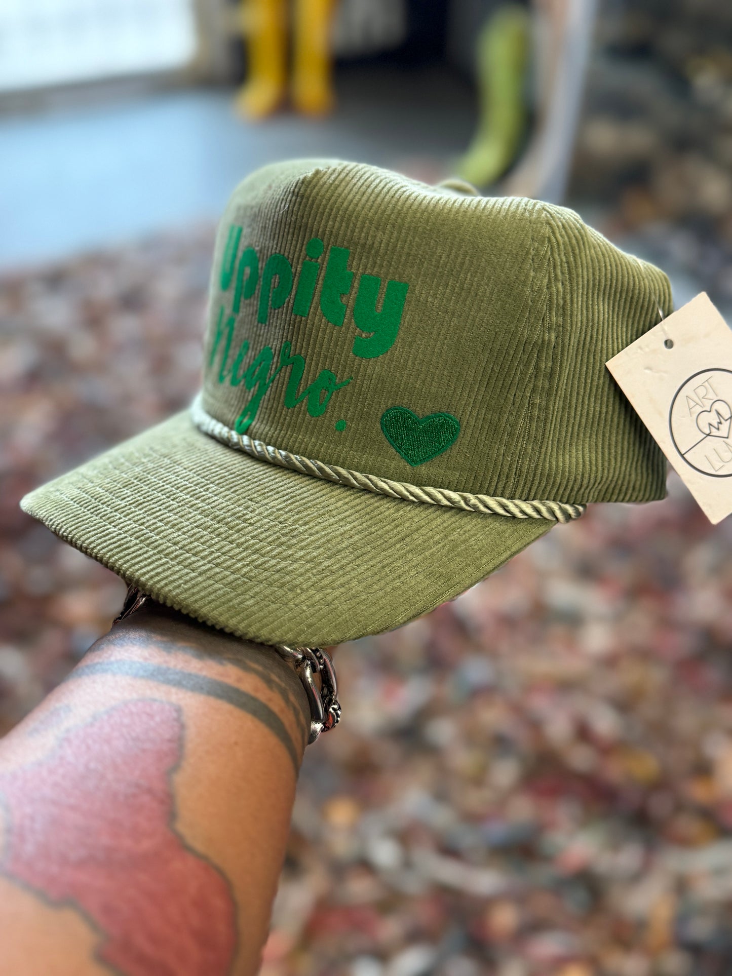 Green Corduroy