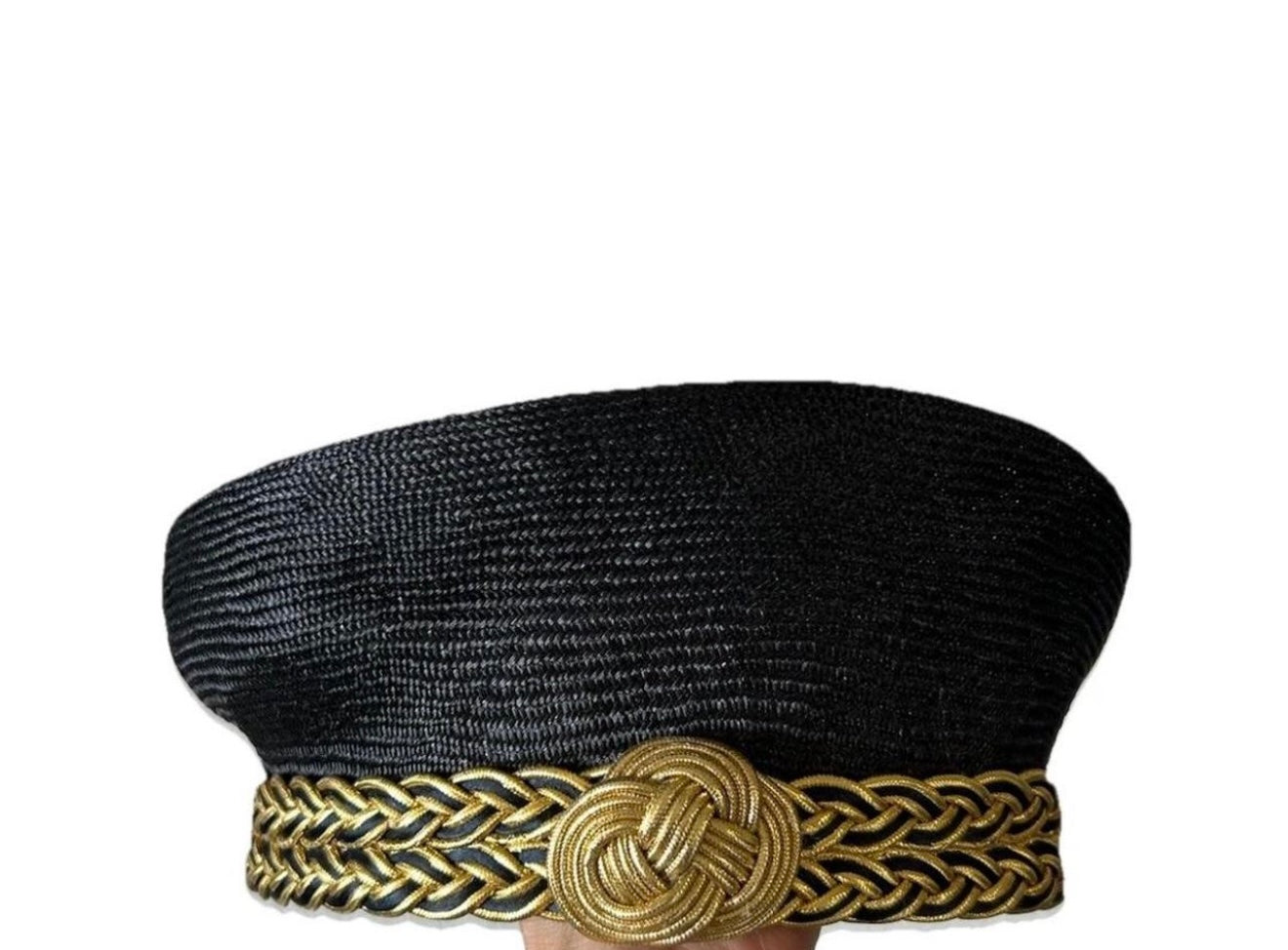 VTG 80's Zulu Pill Box Hat By Shellie
McDowell Room At The Top Church Hat OS