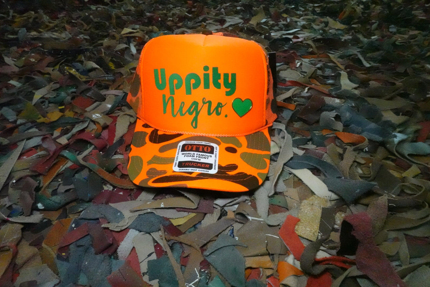 Camo Uppity Negro Trucker Hat