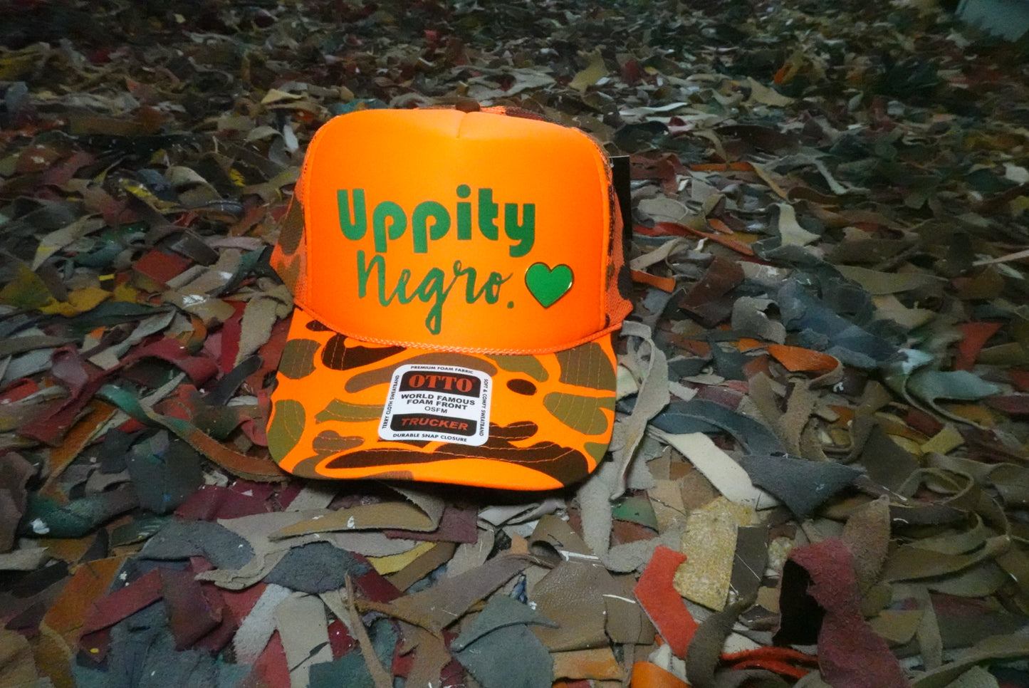 Camo Uppity Negro Trucker Hat