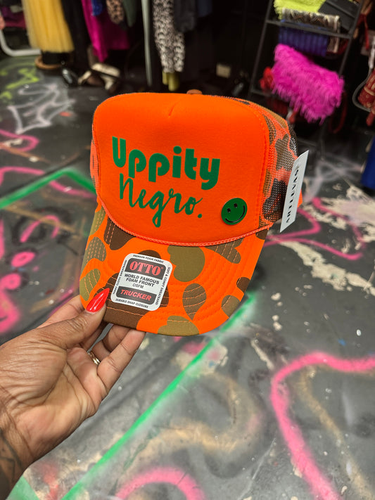 Camo Uppity Negro Trucker Hat