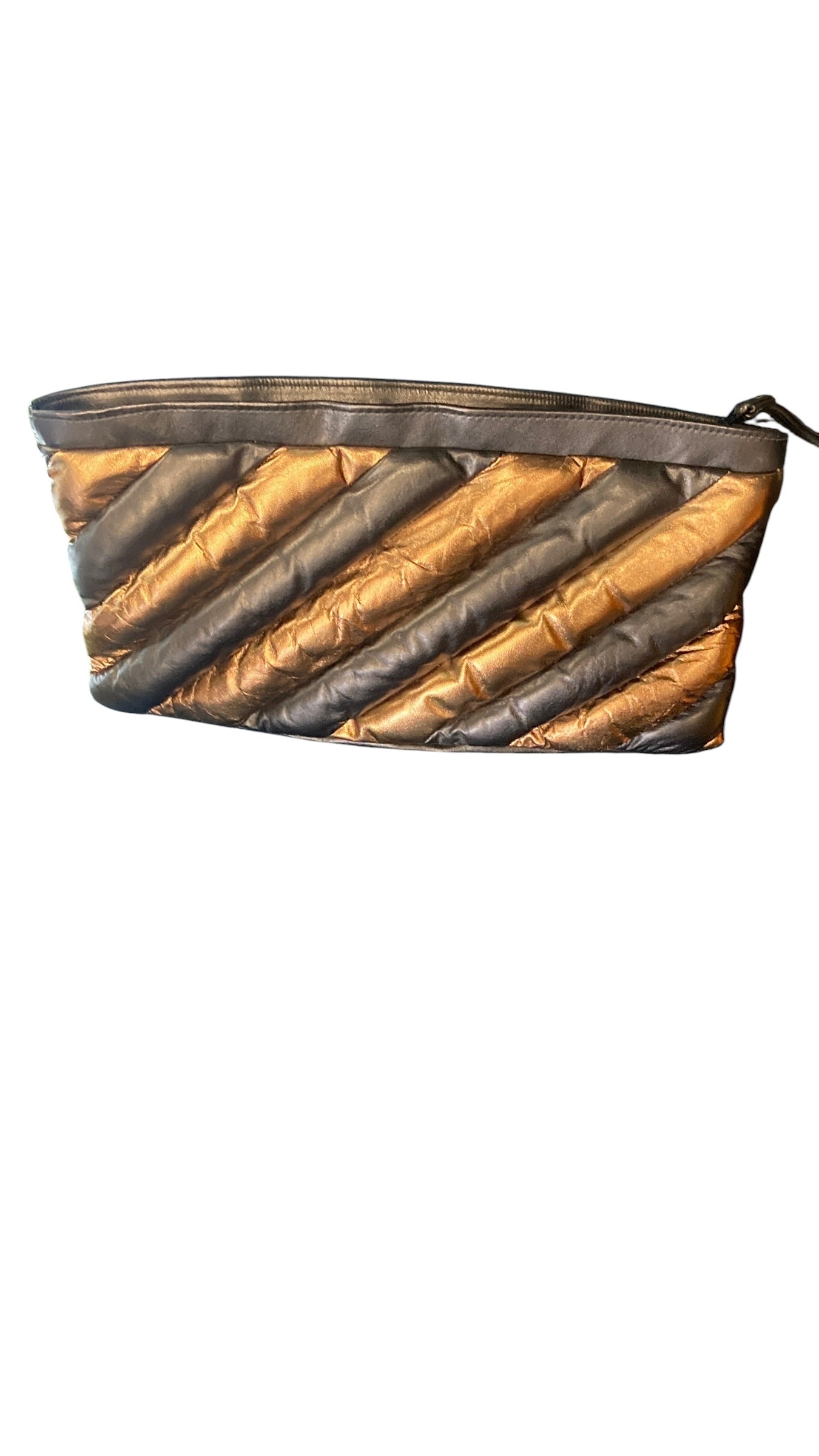Gold & Blk Clutch